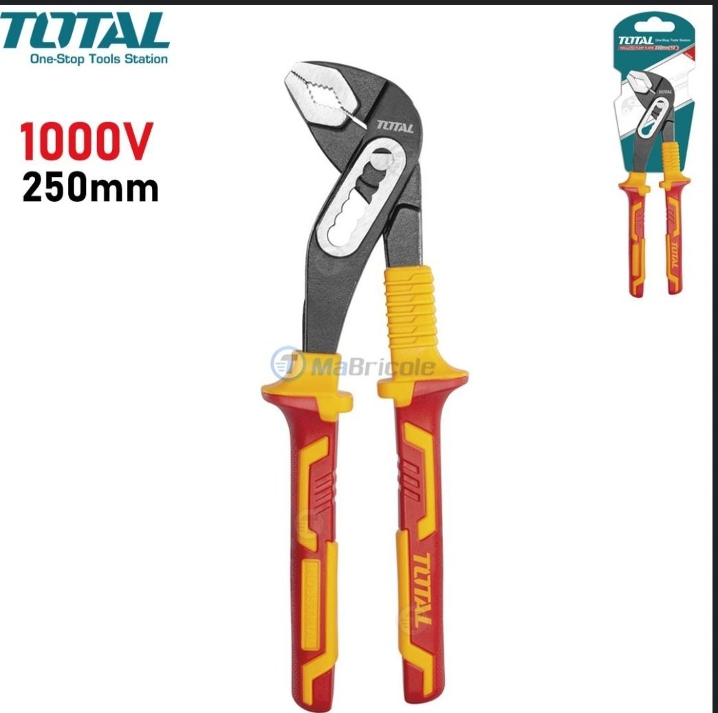 pinces multiprises isolées des marques Total THT281006
Pince multiprise isolée 10" THTIP28101 – Image 2