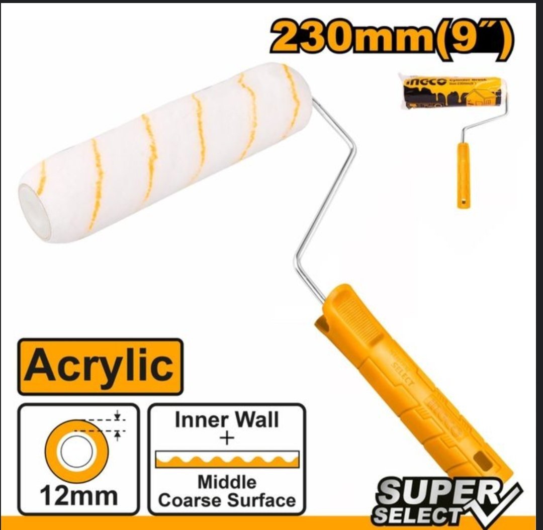 Rouleau de peinture 230mm – Brosse cylindrique INGCO HRHT042301D