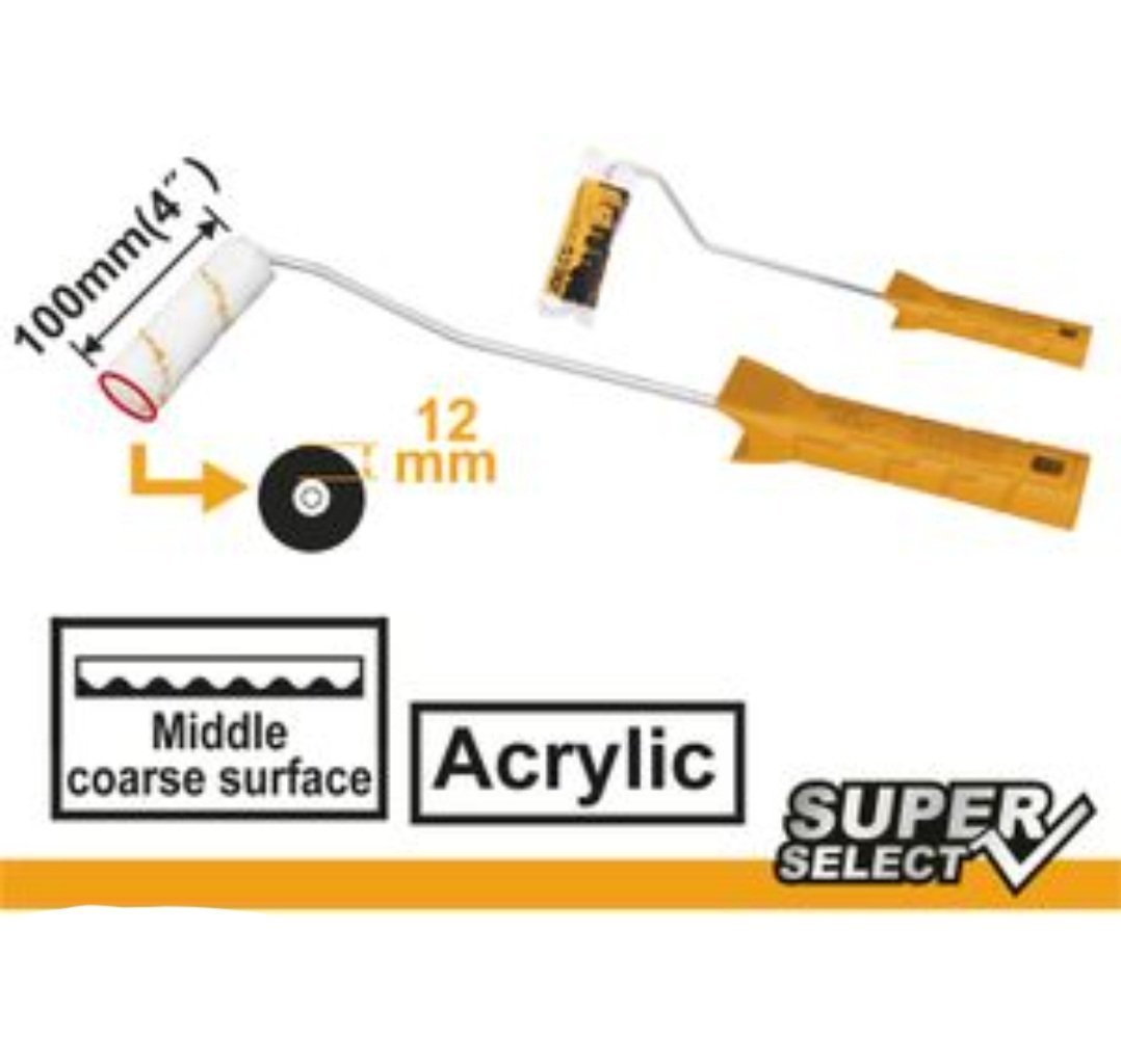 Rouleau de peinture– Mini-brosse cylindrique 100mm INGCO HRHT061001D – Image 3