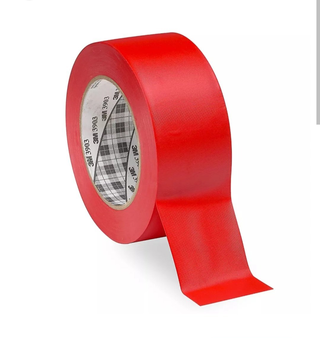 Ruban adhésif toilé, ou duct tape, Ruban de réparation Toilé 1001 Usages - 25m x 50mm - Rouge & Gris – Image 3