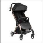 Poussette de Bébé qualités supérieure, pliante, roues à 360°, harnais 5 points, porte-boissons, housse de pluie, dossier réglable, housse de soleil, Champagne