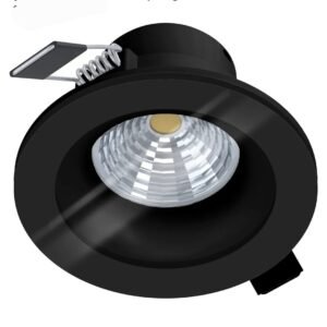 Spot encastré, pour plafond, spot LED dimmable en aluminium et verre, disponible Boire et blanc chaud, IP44, 0 89 mm