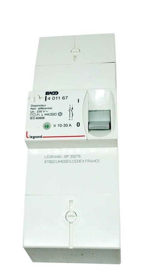 Disjoncteur de branchement non différentiel 2 pôles 230V 10-30A Legrand – Image 2