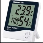  thermo-hygromètre numérique (modèle HTC-1). Cet appareil est conçu pour mesurer simultanément la température et l'humidité relative de l'air. 