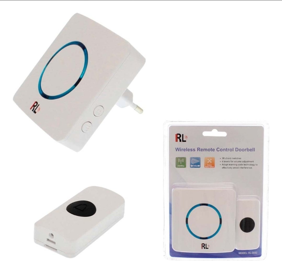 Sonnette sans fil 150 m, 38 sons – Image 2