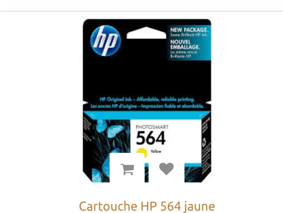 cartouche d'encre trois couleurs HP 123/ 564/ 301/ 123 N/305/