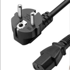 Câble d'alimentation pour PC / ordinateurs, écrans PC et périphériques compatibles (imprimantes, scanners, TV, chargeurs …) - Couleur Noir - Longueur variable (1m50 ) -2p+T Norme C13