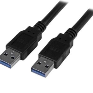 Câble USB 3.0 (5Gbps) A vers A de 1.5 m - M/M - Noir
Cable Matters Câble USB Male Male 1,8m Câble USB USB 3.0 Long (câble USB vers USB mâle vers mâle) Noir