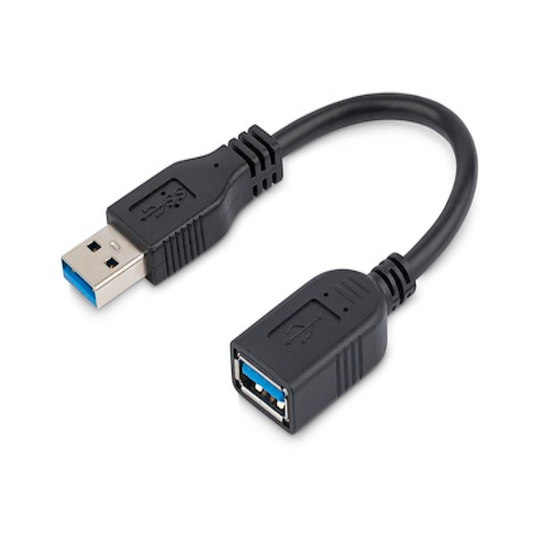 Cable Matters Câble ralonge USB 3 m (rallonge usb 3.0, Cable USB Male Femelle) noir pour Oculus Rift, HTC Vive, casque Playstation VR, etc câble d'extension USB 3.0 court de type A mâle vers femelle