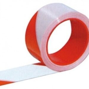 Ruban de signalisation rouge et blanc, RUBAN “RUBAFORT” ROUGE BLANC 100MX50MM