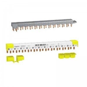 peigne de raccordement horizontal  Electric Acti9 iDT40 3P+N (3 pôles + Neutre). longueur 90Cm