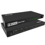 Commutateur HDMI 8 entrées/1 sortie, boîtier sélecteur HDMI 4K avec télécommande, compatible 4K 30 Hz, 1080p, HDR et 3D, compatible avec PS3/4, Xbox, PC, ordinateur portable, projecteur et lecteur Blu-ray.