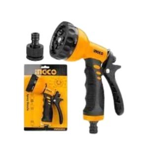 pistolet d'arrosage en plastique à gâchette Ingco HWSG092 à 9 motifs Plastique déclencher buse