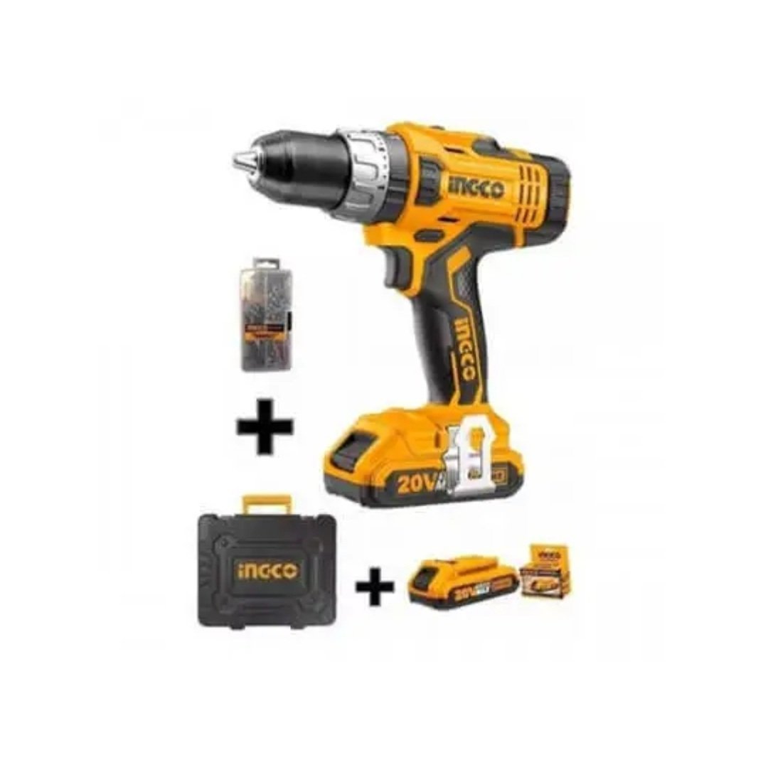 Perceuse sans fil, au Lithium-Ion 2.0Ah INGCO CDLI2003 – Image 2