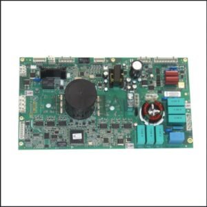 Carte variateur de fréquence pour Plaque d'entraînement Ultra Drive  carte de circuit imprimé (PCB) qui semble être utilisée comme carte d'entraînement d'onduleur pour un ascenseur. 