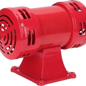 Sirène de bateau Double industrie à moteur électrique en métal 110V / 220V 120db Sirène électrique 150 dB, avertisseur sonore d'alarme continu pour la sécurité industrielle - Autonomie de plus de 40 minutes (220-240 V)