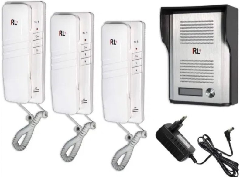 Interphone 3 Postes, audio filaire de la marque RL, référence RL-3203AAA