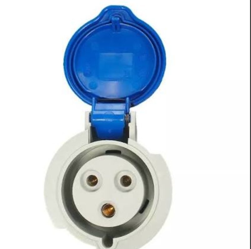 Prise Mobile 2P+T Femelle 32A
, 230V 32A 2 pôles + Terre CE, IP44 Poids brut : 270 g – Image 3