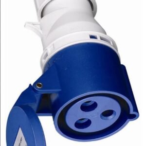 Prise Mobile 2P+T Femelle 32A
, 230V 32A 2 pôles + Terre CE, IP44 Poids brut : 270 g