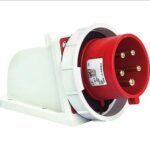 Prise CEE, murale 16A, 230V Twist, IP67, bornes à vis fermtures borgnes incluses, Mâle et femelle, 16 A 5 broches 400 V Prise industrielle CEE IEC 3P+N+E IP44 3 phases 16 A 380-415 V Rouge