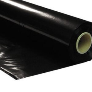 Film polyéthylène 90 microns – FILM POLYANE POUR BATIMENT-Film plastique d’étanchéité sous-dalle en polyéthylène noir- toile plastique – vendu Aussi par Mètre