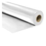 Rouleaux de toiles plastifiées premium - 2x50m - transparent vendu par métrages