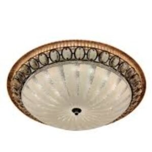 Plafonnier LED doré E27