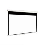 Ecran De Projection à Déroulement Manuel 180x180 Pouces   Fixation Mur Ou Plafond