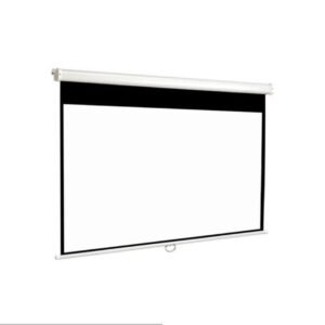 Ecran De Projection à Déroulement Manuel 180x180 Pouces   Fixation Mur Ou Plafond