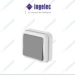 Interrupteur simple étanche gris clair encastré INGELEC TROPIC 55 5861/10A