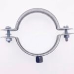 Collier Rond en acier galvanisé de haute qualité, pour tuyaux de 87 à 94 mm, collier de serrage, support de tuyau pour montage mural et plafond