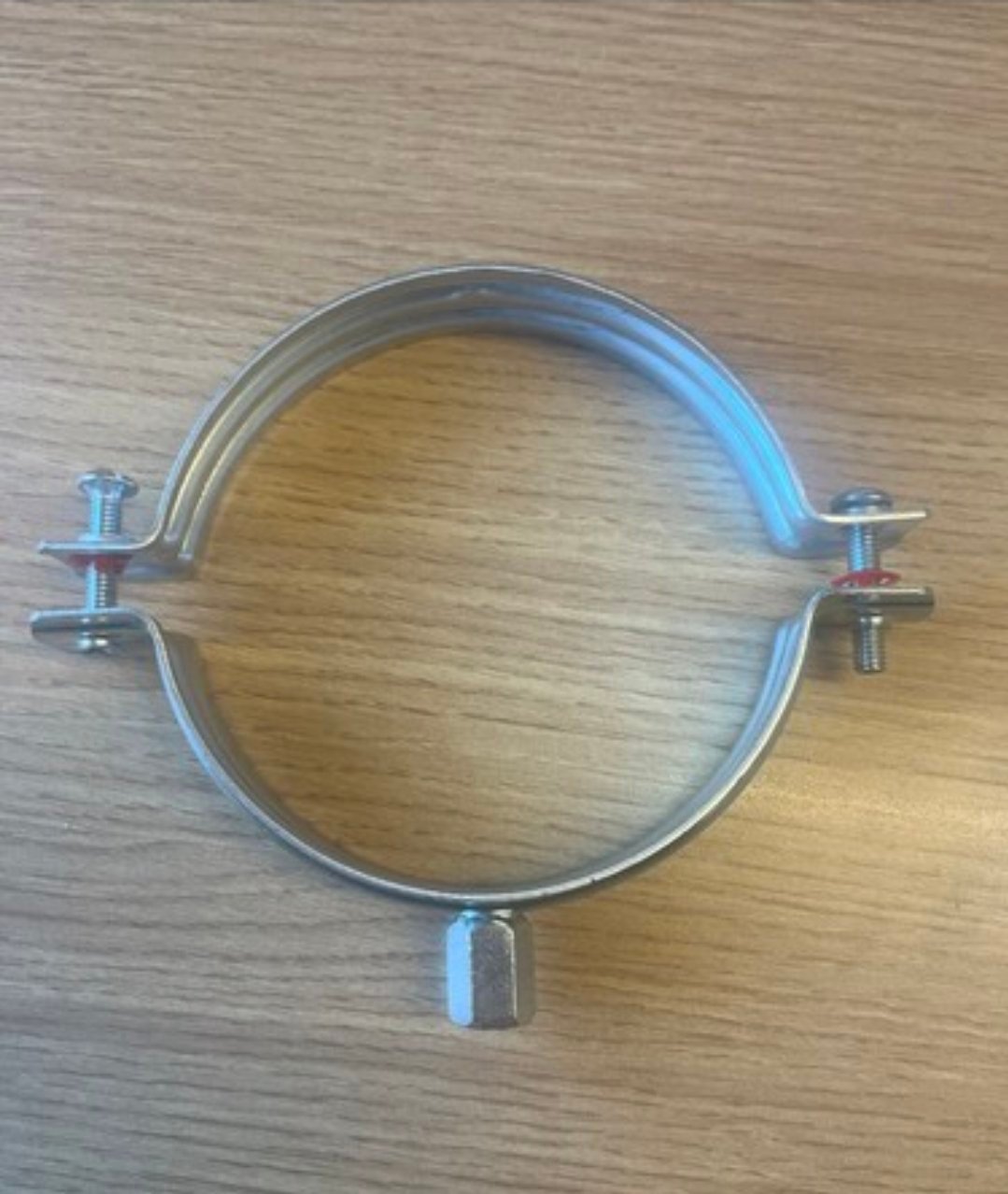 Collier Rond en acier galvanisé de haute qualité, pour tuyaux de 87 à 94 mm, collier de serrage, support de tuyau pour montage mural et plafond – Image 2