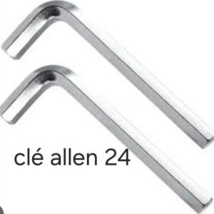 Clés Allen hexagonales de 24mm, clés Allen de précision en forme de L, kit d'outils hexagonaux robustes pour réparer