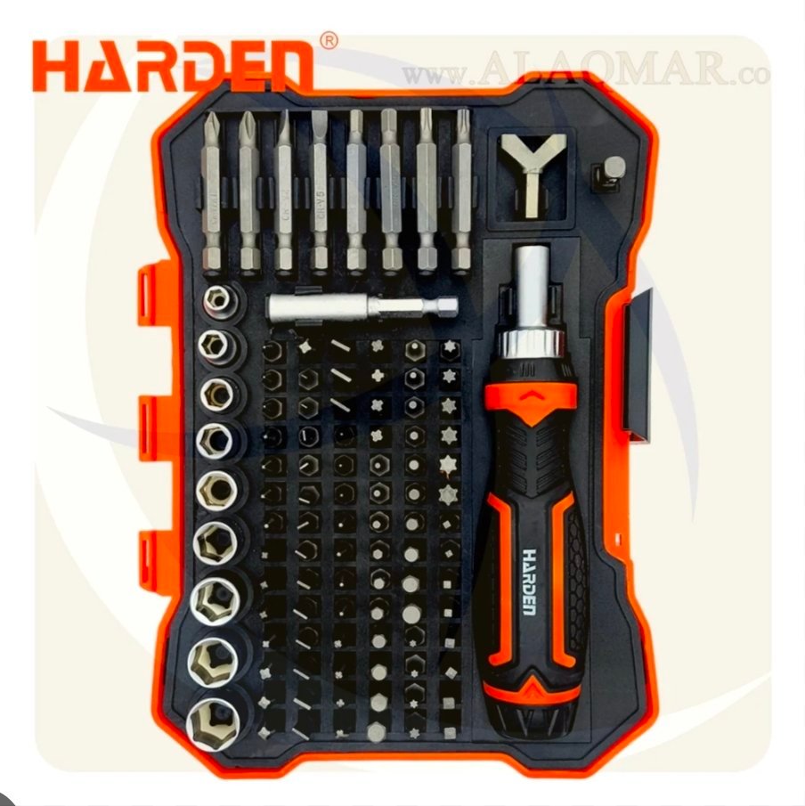 Jeux d'outils HARDEN 551105 Lot de 105 embouts de tournevis réversibles à cliquet
