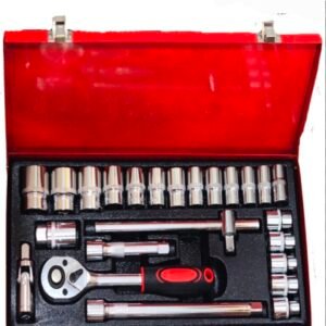 Jeu de 24 douilles Cliquet 1/2″ DR. Haute qualité