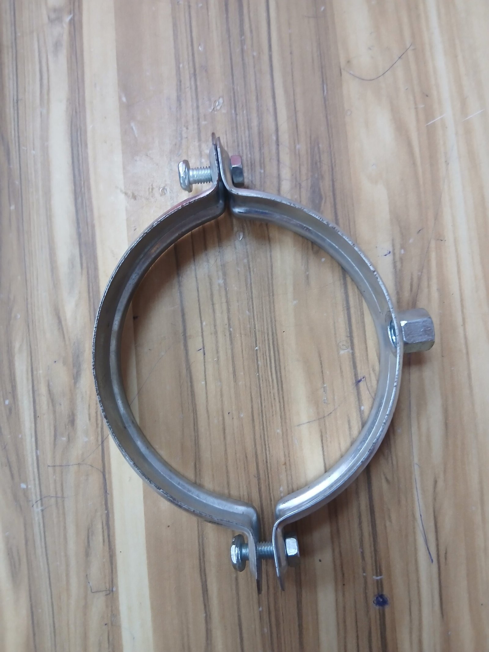 Collier Rond en acier galvanisé de haute qualité, pour tuyaux de 87 à 94 mm, collier de serrage, support de tuyau pour montage mural et plafond – Image 3
