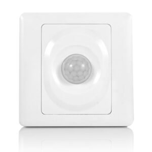 Détecteur de mouvement pour ventilateur avec interrupteur temporisé, ampoule et interrupteur pour éclairage, AC110-250V, blanc