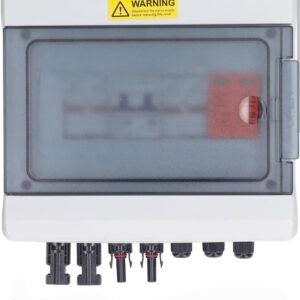 Coffret de combinaison PV Boîtier de combinaison solaire photovoltaïque PV avec Protection contre la foudre 6 entrées 2 sortie DC 1000V fusible MCB SPD boîtier étanche IP65 12 voies Augmenter la puiss 18 module