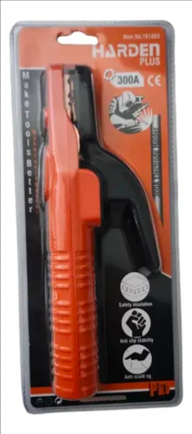Pince a souder pince porte-électrode à mâchoires en cuivre trempé 300 A, orange 761003 – Image 2
