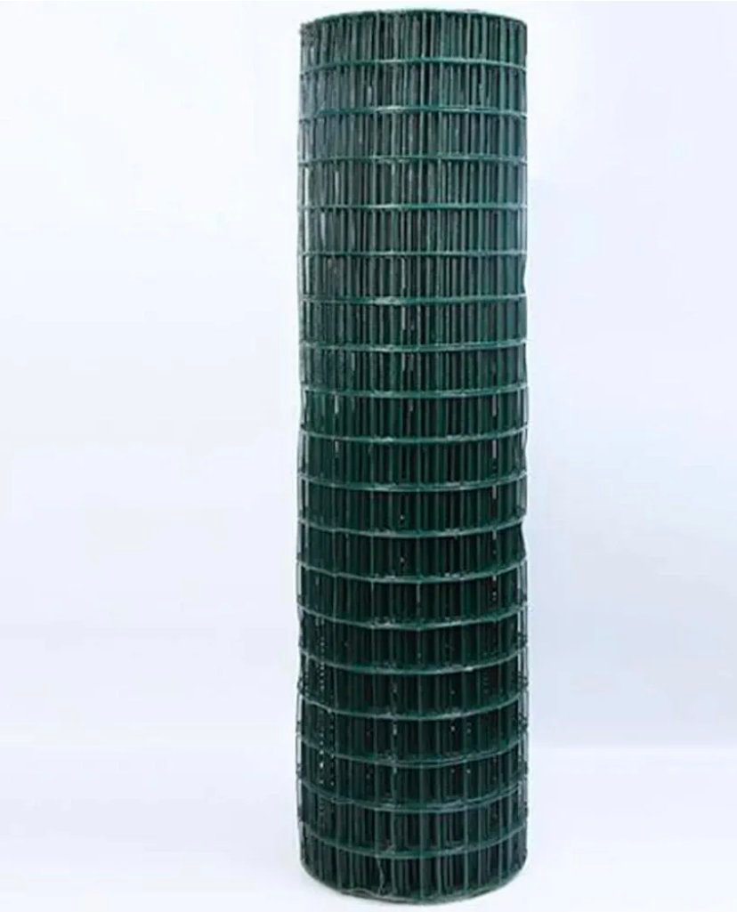 Grillage de Clôture De Jardin Verte, Clôture en Grillage De Poulet Filet D'élevage De Volaille Extérieur Coupe Barrière De Route Réutilisable Clôture en Treillis Métallique (Color : 2.5mm, Size : 1.5M) 25 mètre