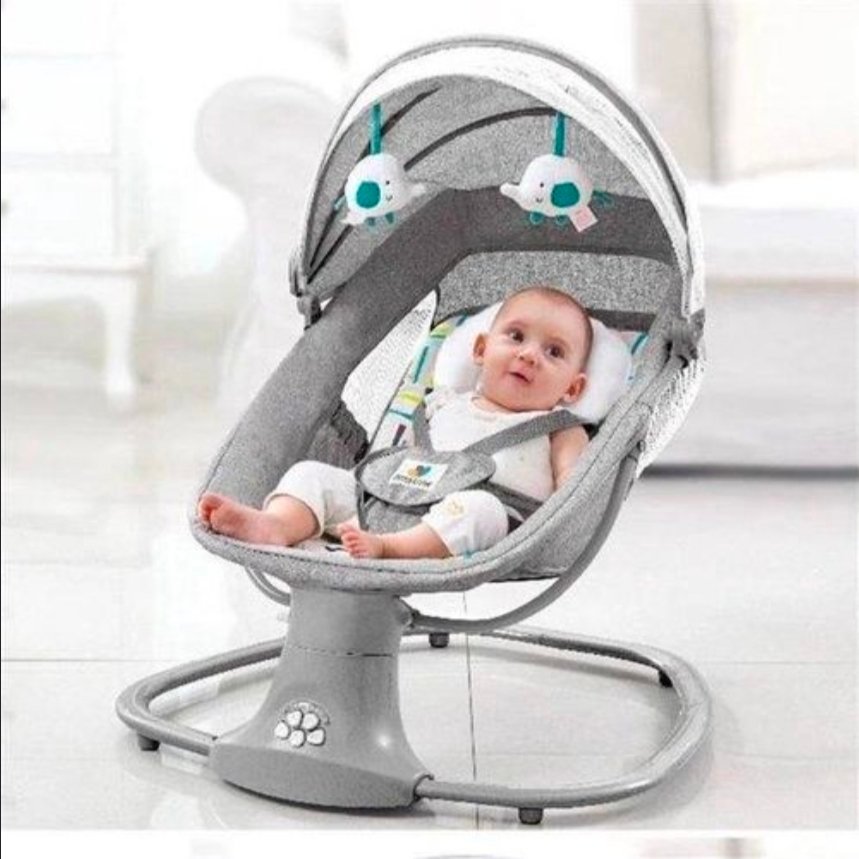 Balançoire Électrique Bébé,Fauteuil à bascule électrique pour bébé