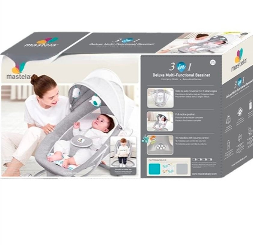 Balançoire Électrique Bébé,Fauteuil à bascule électrique pour bébé – Image 2