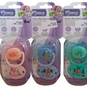 Tétine Momeasy pour bébé de 6 mois
Sucette en silicone Momeasy avec chaînette de sécurité