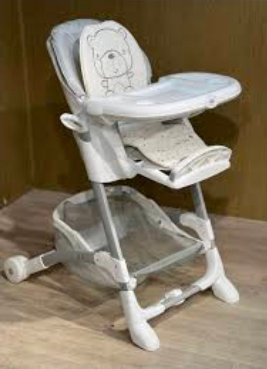 Chaise haute confortable, convient aux enfants de 0 à 36 mois Chaise Haute Pappananna - Fabriqué en Italie - parfait de 0 à 36 mois - TEDDY BEIGE
