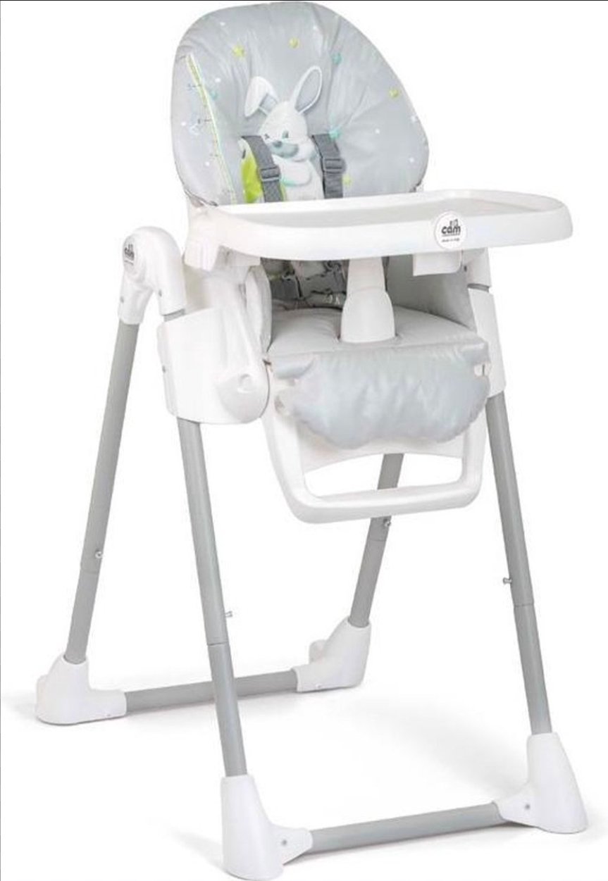 Chaise haute confortable, convient aux enfants de 0 à 36 mois Chaise Haute Pappananna - Fabriqué en Italie - parfait de 0 à 36 mois - TEDDY BEIGE – Image 2