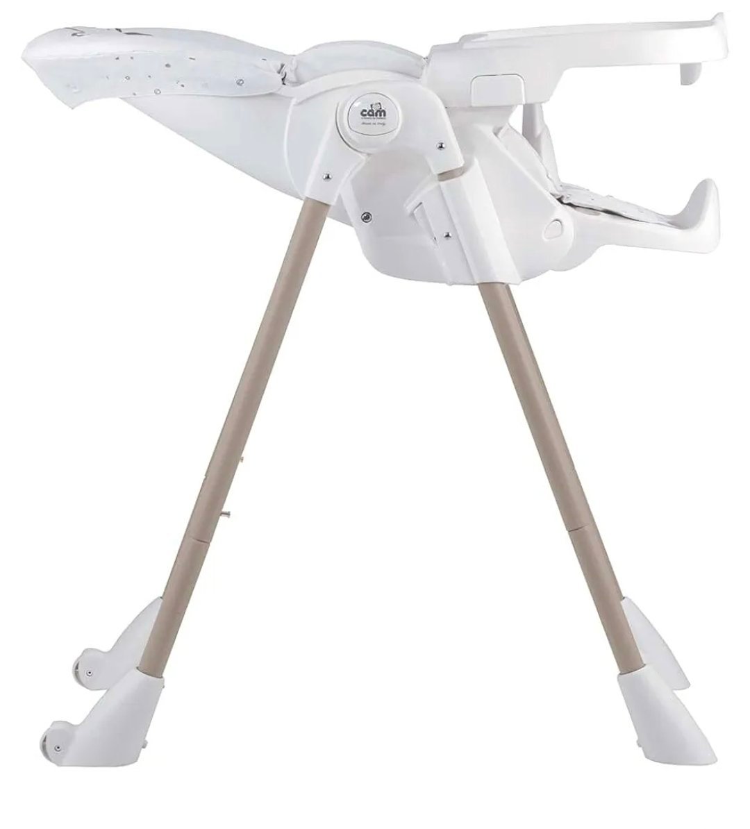 Chaise haute confortable, convient aux enfants de 0 à 36 mois Chaise Haute Pappananna - Fabriqué en Italie - parfait de 0 à 36 mois - TEDDY BEIGE – Image 3