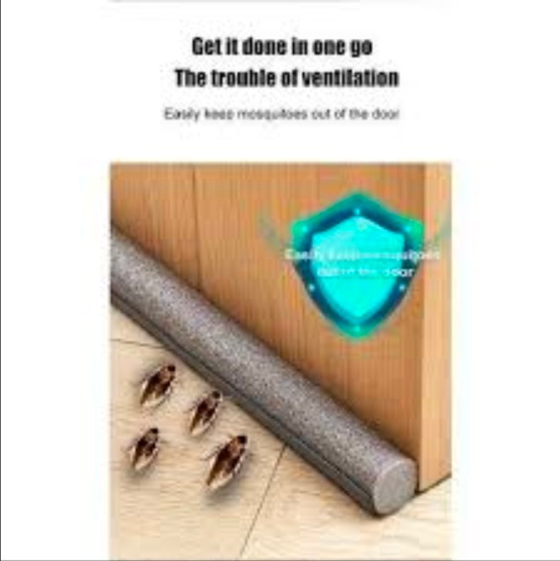 Bas de porte isolant (ou joint d'étanchéité pour bas de porte) conçu pour bloquer les courants d'air, la poussière, les insectes – Image 4