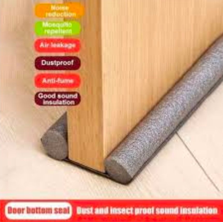 Bas de porte isolant (ou joint d'étanchéité pour bas de porte) conçu pour bloquer les courants d'air, la poussière, les insectes – Image 2