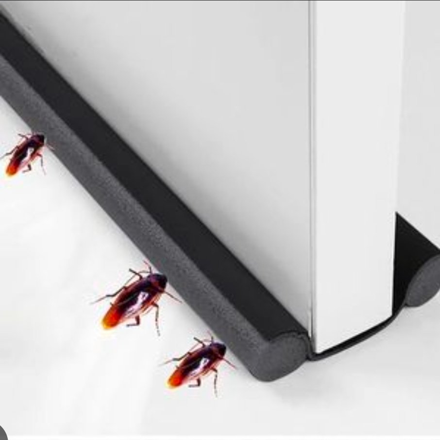 Bas de porte isolant (ou joint d'étanchéité pour bas de porte) conçu pour bloquer les courants d'air, la poussière, les insectes