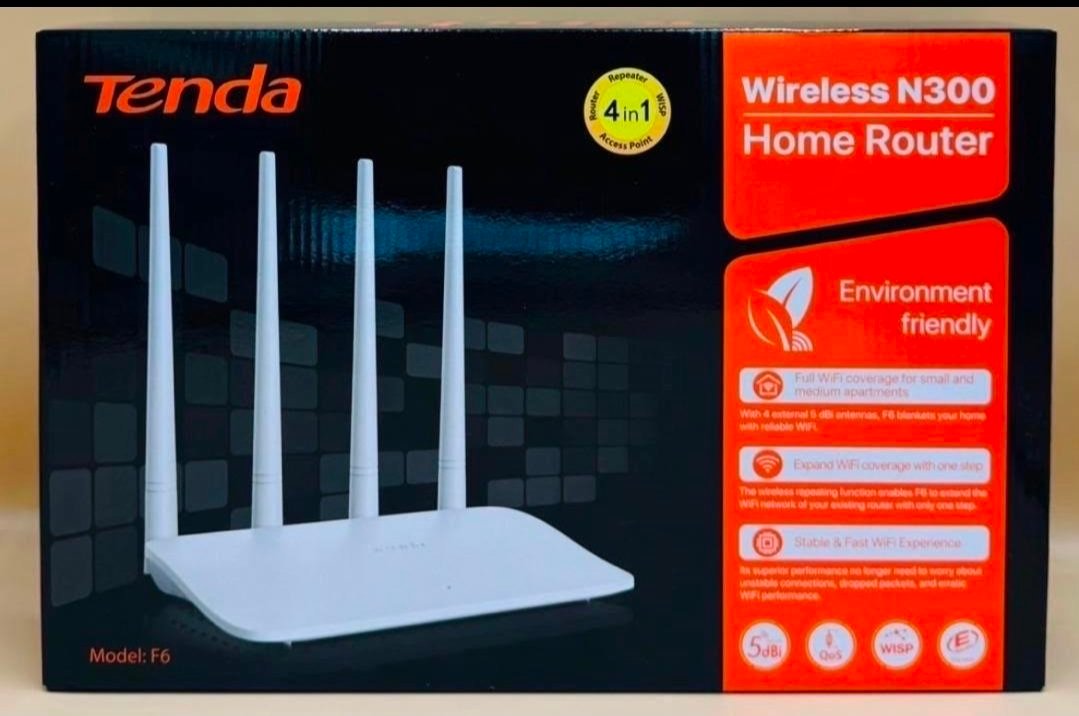 TENDA Routeur Wi-Fi N 300 F6 4 Ports LAN N300 TEN-F6, pour booster Star Link – Image 3